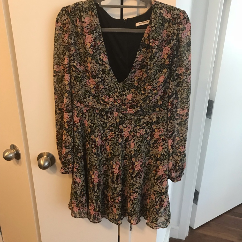 Floral mini dress
